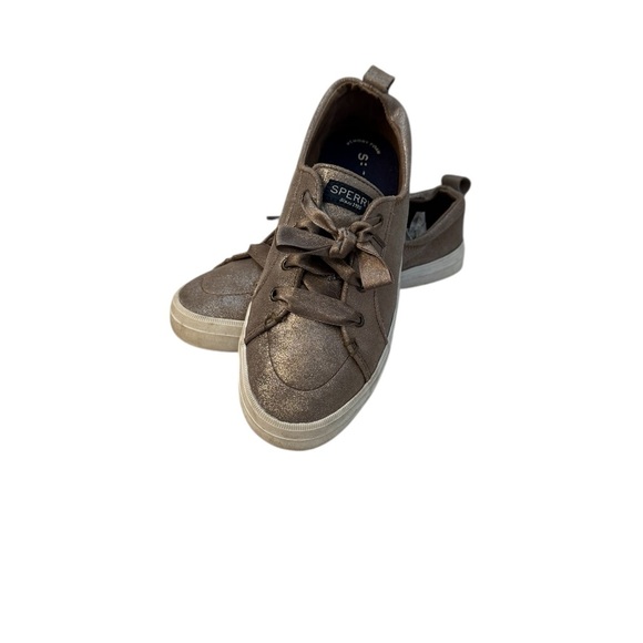 Sperry Sparkling Bronze Brown Sneakers Casual Comfort - Picture 1 of 9